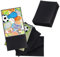 Moocuca Soft Sleeves 66 * 91mm, 100 Stück Soft Penny Kartenfolien Kartenhüllen Hüllen, Transparent pokemon karten hüllen für Pokemon, Magic (100 Schwarz)