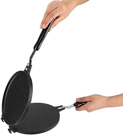 Waffeleisen, Runde Eierbrötchenmaschine, Leicht zu Reinigen, Mit Anti-Verbrühungsgriff Für Waffeln, Sandwich, Hash Browns, Keto Chaffles, Grillkäse, Barbecue-Steaks, Snacks, Frühstück