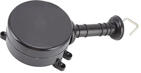 Electric Fence Gate Handle, 5M Energizing Rope Retractable Fence Gate Insulated Handle, Heavy Stamped Steel Hook for Faem, Garden, Electric Fence Synthetic Rubbergate Rubber Gate Handle