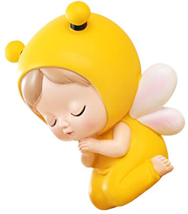 HAKIDZEL 1stück Cute Cartoon Bee Saving Pot Lovable Jar Für Resistente Desktop-Dekoration Für Schlafzimmer Büro Fördert Spargewohnheiten Buntem Design