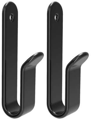 MiOYOOW 2 Stück Snowboard Wandhalterungs, Snowboard Wall Mount Clips Rack Snowboard Mount Clip, Edelstahl, Snowboard Aufbewahrung Wandhalter Skateboard Präsentationsständer für Zimmer Garage