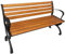 Parkbank Norwich 2-Sitzer Sitzbank GartenbankGarten Terrasse Bank