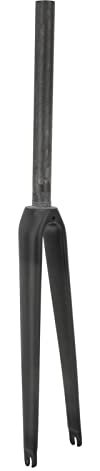 HELEVIA Forcella Anteriore per Bici da Strada 700C in Fibra di Carbonio C Freno a Tubo Dritto Forcella Ammortizzata Anteriore a Sgancio Rapido (Opaco)