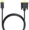HUAJINGKEJI Câble convertisseur DisplayPort vers VGA pour ordinateur portable vers projecteur, transmission vidéo, divertissement