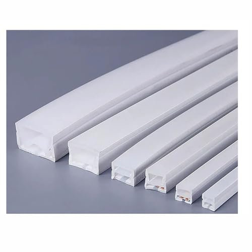 LXYTT Neon-Silikonkanal, 1–5 M/Stück, Flexibles Neon-Silikonrohr, LED-Profile, Gehäuse, Einbau, Wasserdicht, IP67, Band, Outdoor-Dekor, Lineare Bandstreifen, Lichter, 1 Stück(T1212 for 10mm PCB,3M)