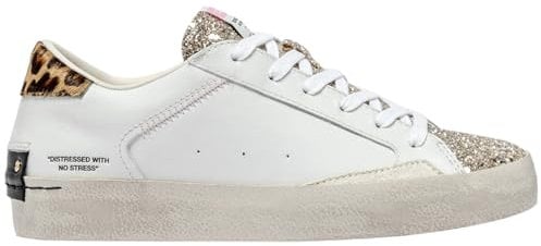 Sneaker donna Crime London Distressed in pelle white DS25CR02 20007PP7.10 38