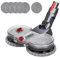 Cabezal de fregona para Dyson V7/V8/V10/V11/V15 | Limpiaparabrisas eléctrico para Dyson con 6 mopas lavables y depósito de agua extraíble, accesorio 2 en 1 para mopa húmeda/seca