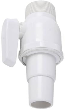 Hkfgdjdl Effizienter 2-Wege-Poolfilter-Ersatz, nicht korrosive Ventile, Kugelhähne, Ersatz, einfache Installation für Pool-Sanitärinstallationen