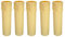 AMBROS - Kristall 5X E14 Fassunghülse ~ Kerzenhülse 100mm Kunststoff Champagner ~ Elfenbein Ø 24/26mm