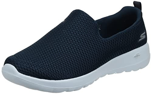 Skechers Women's Go Joy-15600 Walking Shoe, Navy White, 3 UK