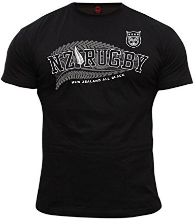 Dirty Ray Rugby New Zealand Herren Kurzarm T-Shirt KRB2 (L)