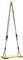 LittleTom Gartenschaukel Holz Kinder - 44x18 Holzschaukel Kinder Outdoor - Kinder Schaukel für Garten Spielhaus Schaukel Baumschaukel Kinder - Indoor Swing Schaukel Kinderzimmer Kinderschaukel Holz