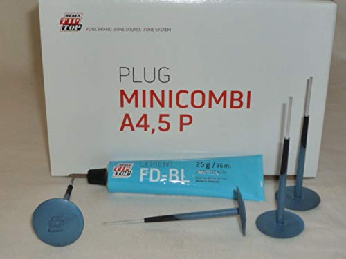 Rema Tip Top Minicombi Notfall-Set 4x A4,5 + BL-FD Cement 25g, Reifenreparatur 511119