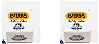 Futura by Hawkins Lot de 2 valves de sécurité pour autocuiseur Noir