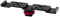 PULUZ Quadrupla Fredda Hot Shoe Fotocamera Adattatore Microfono Flash Light Alluminio Staffa di Estensione per DJI OSMO Mobile 2 / Zhiyun Smooth 4 / Feiyu Vimble 2 Gimbal Stabilizzatore