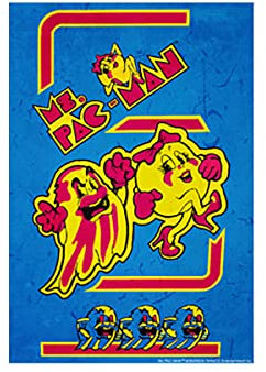 Namco Ms. Pac-Man Wandkunst-Poster, 61 x 91,4 cm