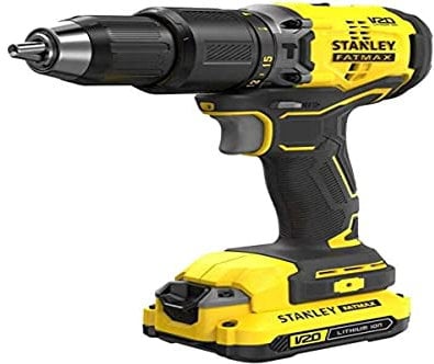 Taladro Percutor BRUSHLESS V20 18V 60Nm con 2 baterías Li-Ion 1,5Ah