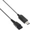 VoiceJoy Quick Disconnect to USB Plug QD Cable Adapter for Jabra GN Headsets