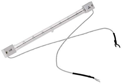 RS PRO Infrarotlampe, Klar, 500 W, SK15, 230 V, 216 mm lang, 10mm Ø