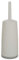 CleanPEAK Toilet Brush with Holder, Replacement Head, Hand Guard and Non-Slip Base for Bathrooms – White