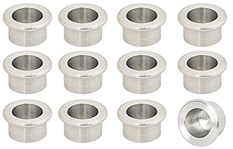 bionik by BioKinder 12er Set Aluminiumhalter Kerzeneinsatz Kerzenhalter für Geburtstagsring