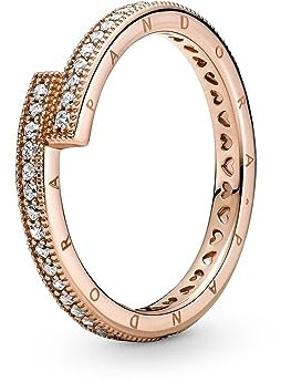 PANDORA ROSÉ Ring funkelnder Ring rosévergoldet, Zirkonia 189491C01 52