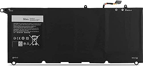 AKKEE 90V7W Laptop Battery Compatible with Dell XPS 13 9343 9350 13-9350-D1508 13-9350-D1608 13D-9343-1508 13D-9343-1608T Series 0N7T6 5K9CP DIN02 RWT1R JHXPY 7.6V 56Wh
