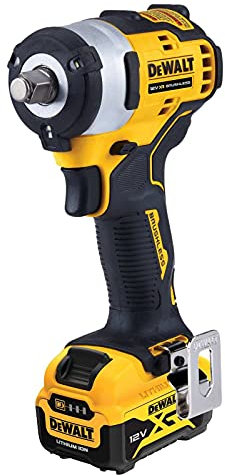 DEWALT DCF901P2-QW - Llave Impacto sin escobillas XR 12V 1/2 340Nm con 2 baterías Li-Ion 5Ah y maletín TSTAK