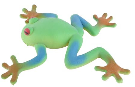 Sensory Fidget Toy,Gummi Simulation Frosch Dehnbares Spielzeug Stressabbau Sensorisches Spielzeug Parodie Stress Vent Kinder Erwachsene