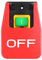 Bmocoen - Un interrupteur à bouton d'arrêt rouge 16 A / protection contre la sous-tension interrupteur électromagnétique
