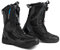 SHIMA STRATO WP, Impermeabili Stivali Moto Uomo - Traspirante, Rinforzate Stivali Moto Turismo con Sistema di Chiusura Rapida ATOP (Nero, 46)