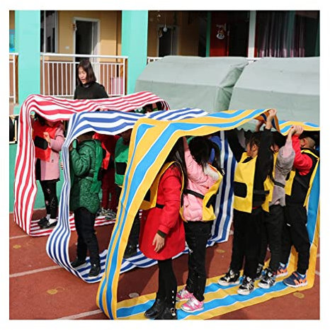 3PCS Teamwork-Spiele Spiel Laufmatte, Kinder Erwachsene Outdoor-Party-Spiele Field Day Teamwork-Spiele, 4-20M (Size : Adult-20M)