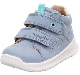 Superfit Jungen Breeze Lauflernschuhe, Blau Hellblau 8000, 20 EU