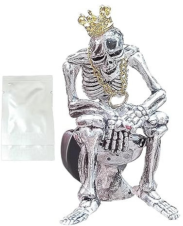 Auto Duft Lufterfrischer Auto-Parfüm-Luftverteiler Halloween Totenkopf Geschenk Deko, Skelett Autoduft Neuwagen Diffuser Dekoration, Auto Parfüm Duftspender Autozubehör Geschenke