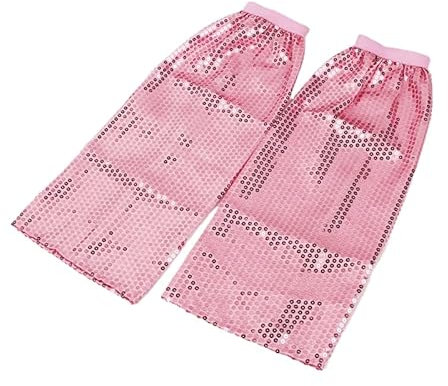 SYSUII 1 Paar Pailletten Beinsocken Pailletten-Stulpen Beinwärmer Kniestrümpfe Beinlinge Beinsocken Kniestrümpfe Knöchelwärmer Strümpfe für Disco, Karneval, Mottoparty Party Kostüm für Frauen Mädchen