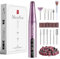 MelodySusie Kabellose Elektrische Nagelfräser 11 in 1 Kit, PC180F 25000RPM Tragbare Nagelfeile Set für Acryl Gel Dip Powder Nägel, 25 Geschwindigkeiten Maniküre Pediküre Polieren Formwerkzeuge