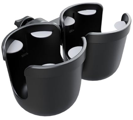 OralGos 2-in-1-Kinderwagen-Getränkehalter, multifunktionaler Kinderwagen-Getränkehalter, Getränkehalter, hält mit diesem Aufsatz hydratisiert