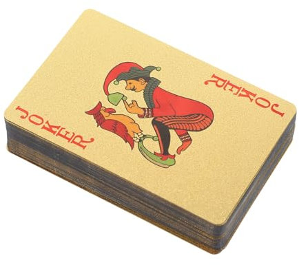 WHAMVOX Plastik Pokerkarten wasserdichte Spielkarten Für Party Und Familie Langlebig Und Tragbar Für Pokerabende Camping Und Unterhaltungsaktivitäten