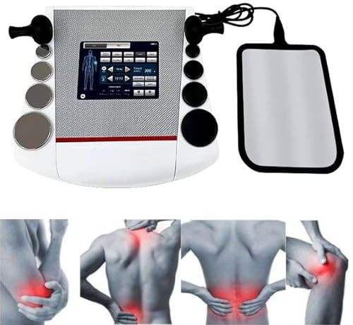 LZDOYY Tecar Therapy Diathermy Machine, 4 Modes and 10 Body Parts CET RET For Sports Rehabilitator Sport Therapist, 300~448KHz Therapy Machine For Body Pain