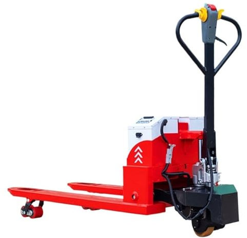 XSDAJSD Transpaleta eléctrica de Litio con Motor de 2000 kg y Horquillas de 45 x 22 para manipulación de Materiales