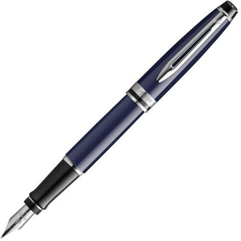 Waterman Stylo plume Expert corps bleu laqué