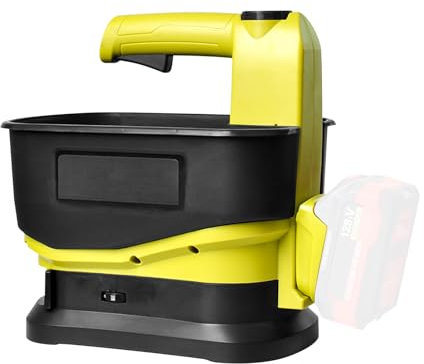 Cordless Seed Spreader Compatible with MAKITA 20V Battery, Electric Fertilizer Spreader 6-Speed Adjustable Holds Up to 36000 sq. ft. All Season Salt Spreader for Garden Farm