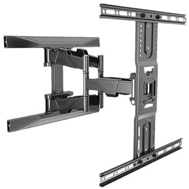 P6 Full Motion 45-75 Pouces TV Support de Montage Mural for écran 600x400mm Charge 45.5kg
