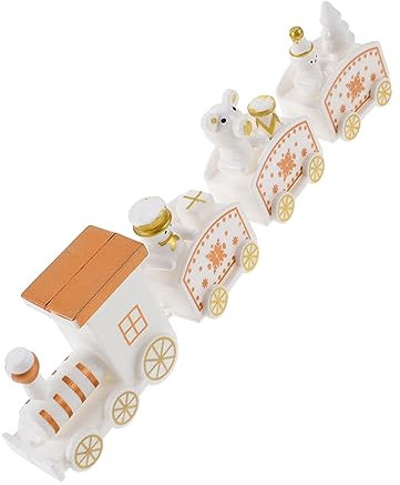 QUMIIRITY Kleiner Weihnachtszug Dekoration Für Xmas Train Ornament Als Festliche Party Deko Und Für Weihnachten Und Geburtstage Für
