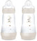 MAM Easy Start Anti-Colic Babyflasche | Milchflasche für Neugeborene | 94% Akzeptanz | 80% weniger Koliken | stillfreundliche Trinkflasche | Sauger Gr. 1 | 260ml | 0+ Mon | uni | 2 Stück