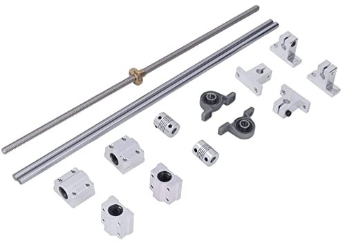 S SET 8mm 500 Mm Horizontal Optische Achsen 2 Schienenwellenstütze Bea Block -Koppler T8 S SET S SET 8 MMT8 S SET S KITL Motion Products