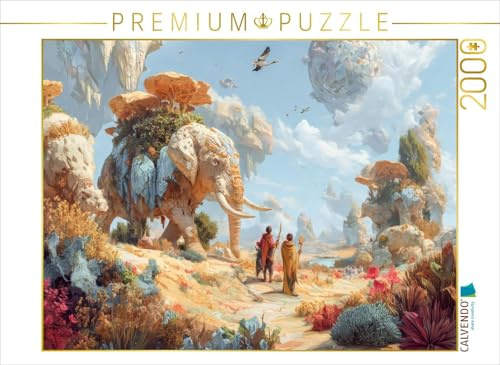 Puzzle · Tierparadies | Ein Blick auf die zurückgelegte Strecke · 2000 Teile · Lege-Größe 90 × 67 cm · CALVENDO Puzzle
