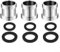 Lot de trois adaptateurs de robinet pour connecter facilement les becs M22 (pour compatible M24)