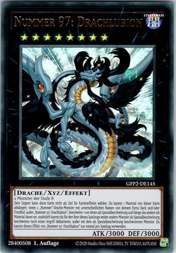 Nummer 97: Drachlubion - GFP2-DE145 - Ultra Rare - 1. Auflage - Deutsch - Yugioh - Ghosts from the Past: The 2nd Haunting - mit RC-Fieldcenter