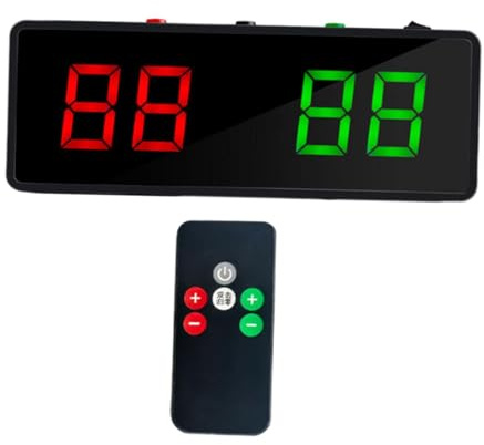 Baoblaze Elektronische Billard-Anzeigetafel, Digitale Anzeigetafel, 26,9 x 9,4 x 3,0 cm, Mehrzweck, für Indoor-Spiele mit tragbarer Fernbedienung